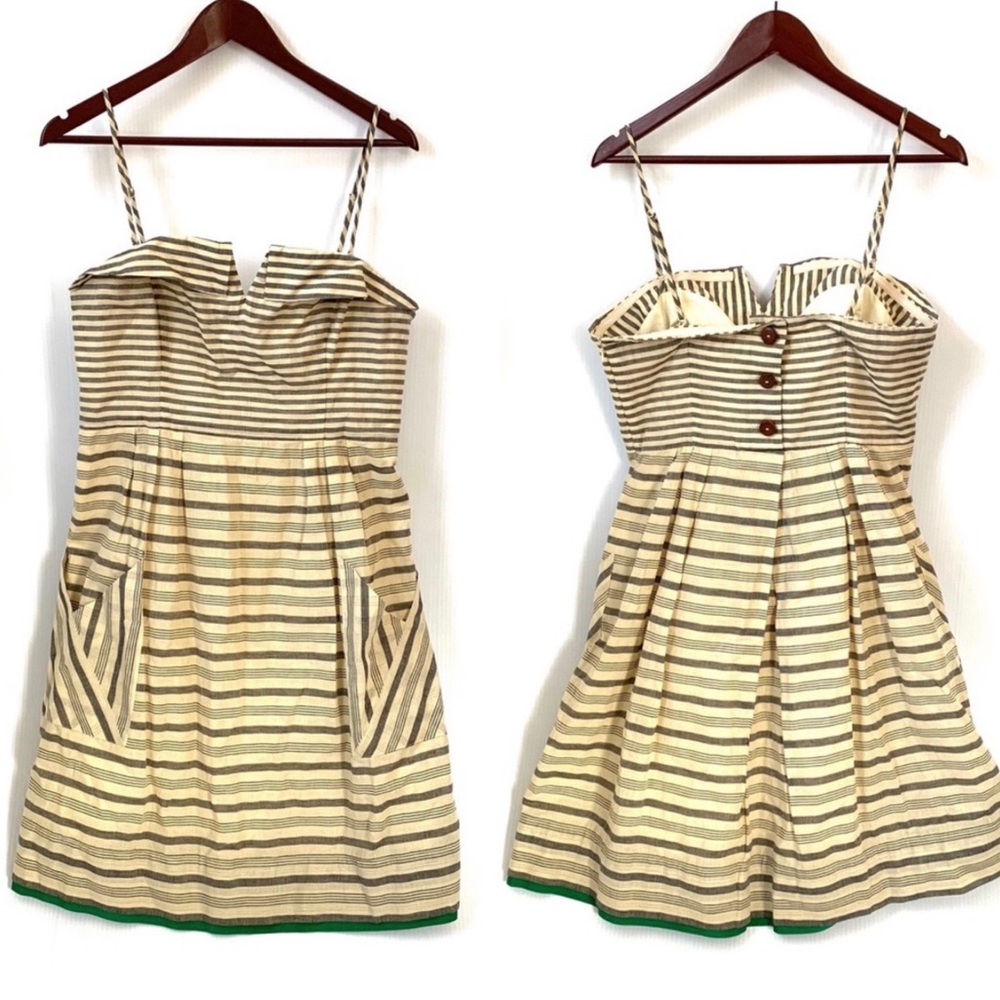 •Maeve• Anthropologie Striped Dress size 12